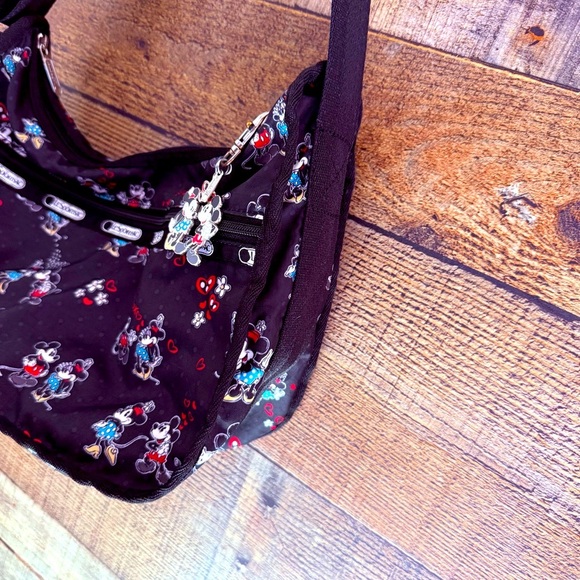 Rare LeSportsac Disney Collaboration Minnie & Mickey Crossbody - Picture 4 of 12